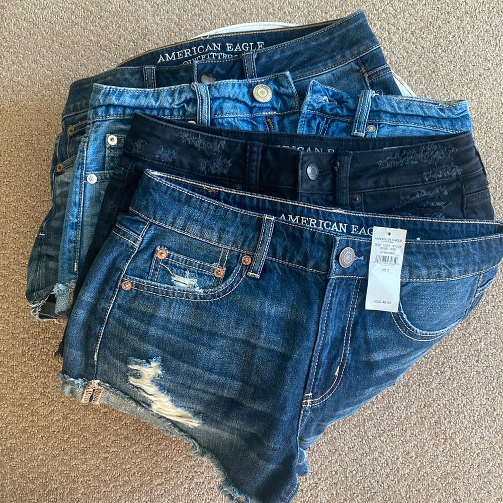 American Eagle jean short bundle